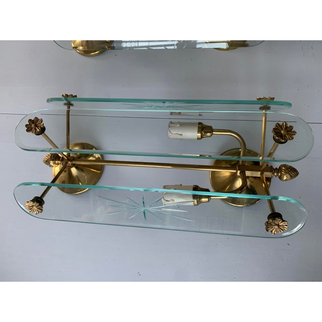Art Deco Style Wall Lamps, 1970s, Set of 2 For Sale - Image 15 of 18