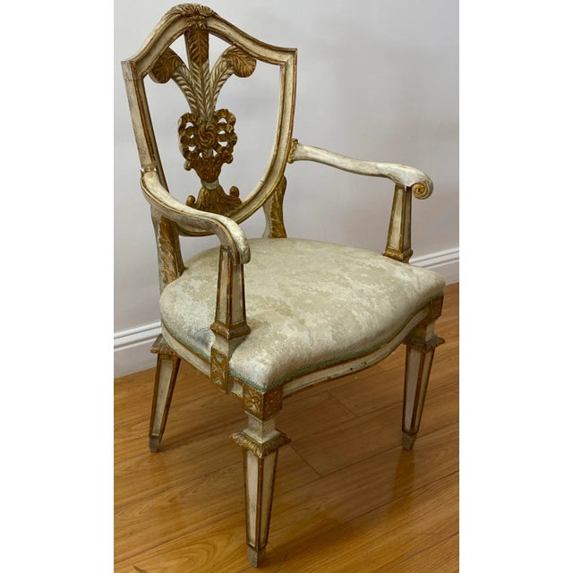 Early 20th Century Prince of Wales Style Arm Chairs - a Pair For Sale In San Francisco - Image 6 of 12