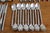 Vintage 1980s Stanley Roberts "Tiburon" Faux Bamboo Stainless Steel Flatware Set – 60 Pieces | Hollywood Regency Chinoiserie For Sale - Image 10 of 14