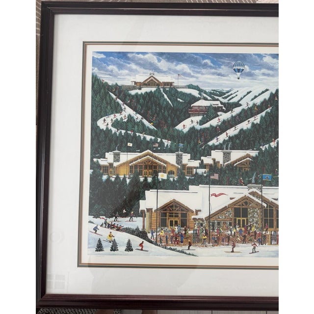 The product is a framed, hand-signed lithograph by artist Jane Wooster Scott titled "Mountain Majesty." This print...