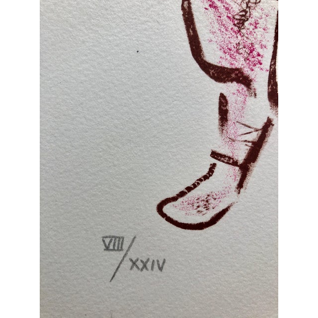 Modern William Gropper, Sephardic Jew Fez Hat Jewish Shtetl Americana Judaica Lithograph WPA Yiddish Art For Sale - Image 3 of 6