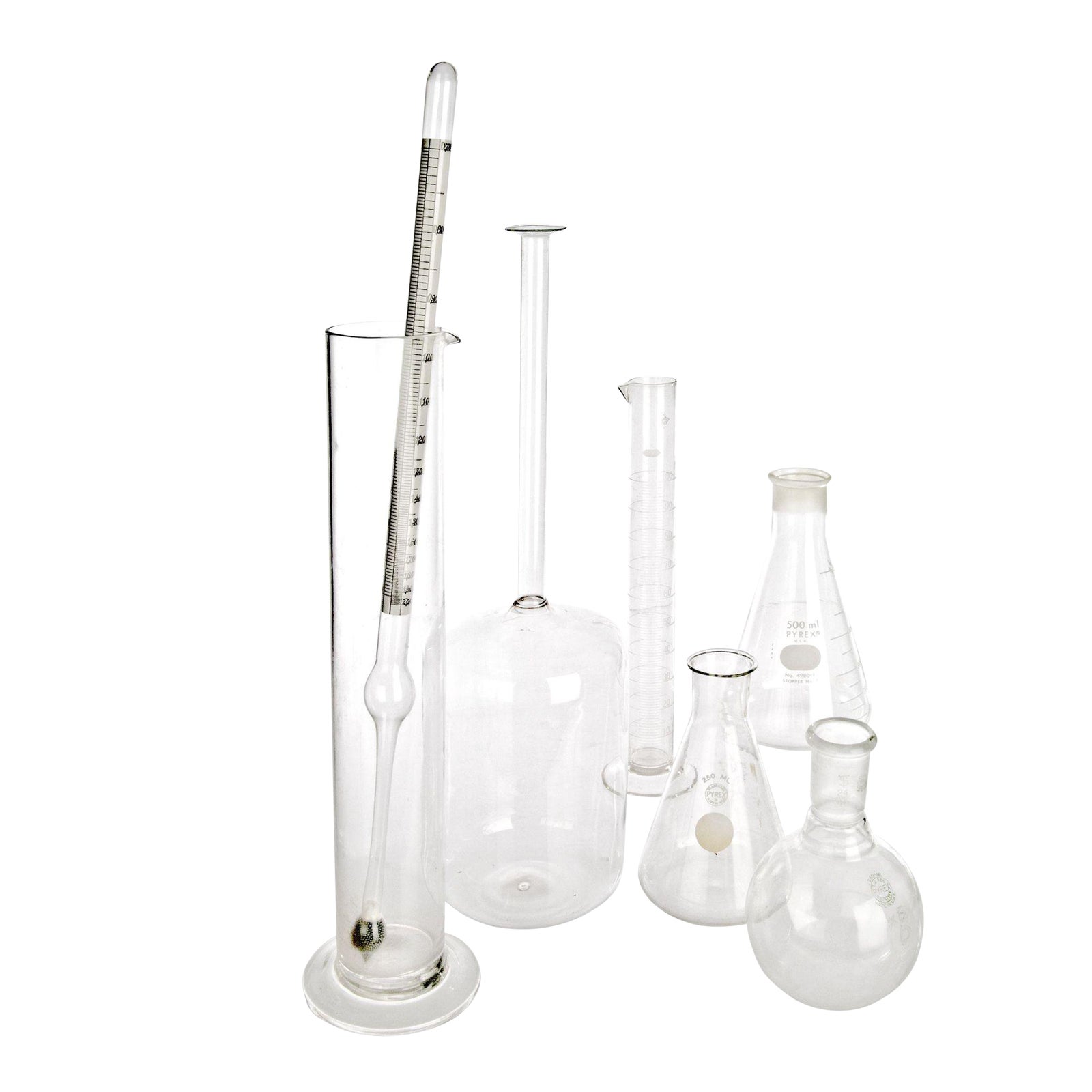 Vintage Lab Glass Beakers Set of 7 Chairish