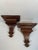 French Mid 20th Century Neoclassical Style Wood Corbels Wall Shelf Brackets - A Pair For Sale - Image 3 of 18