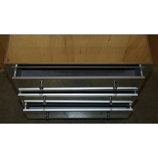 Italian Style Mirrored Chest of Drawers For Sale - Image 13 of 14