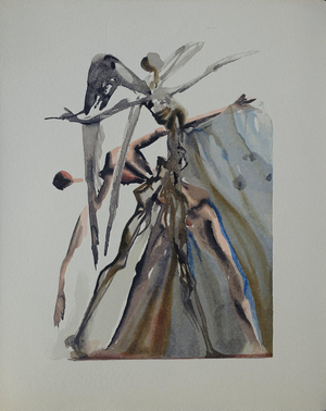 Salvador Dali, Les Négligents, Etching