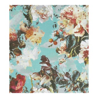 Sample - Jean Paul Gaultier for The House of Scalamandr�� Flamboyant Wallcovering, Bleuet For Sale