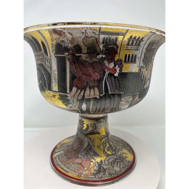 2020s Very Rare Wedding Bowl by Venetian Artist Bruber For Sale - Image 5 of 9