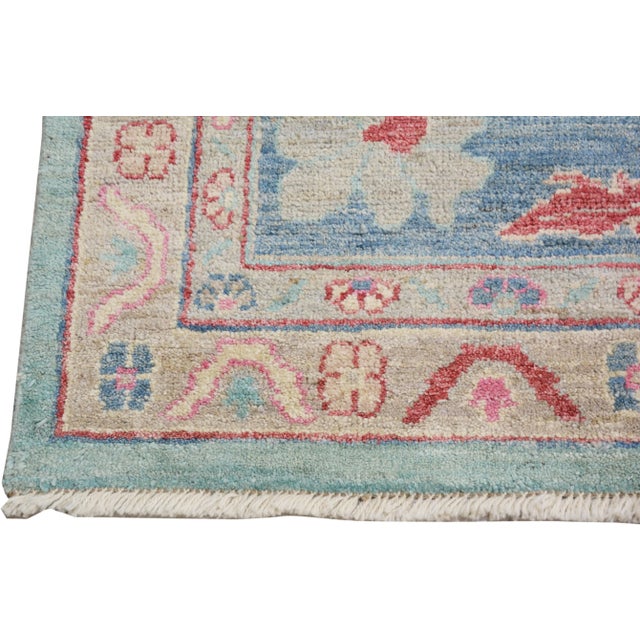 1990s 1990s Anatolian Oushak Hand Knotted Rug With Soft Texture,12'X17'8" For Sale - Image 5 of 7