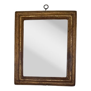 Mid 20th Century Small Borghese Gilt Wood Mirror For Sale