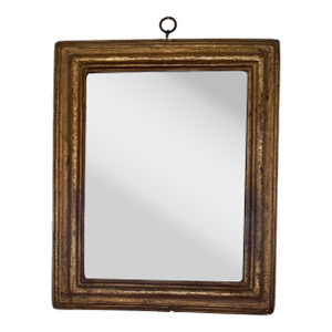Mid 20th Century Small Borghese Gilt Wood Mirror