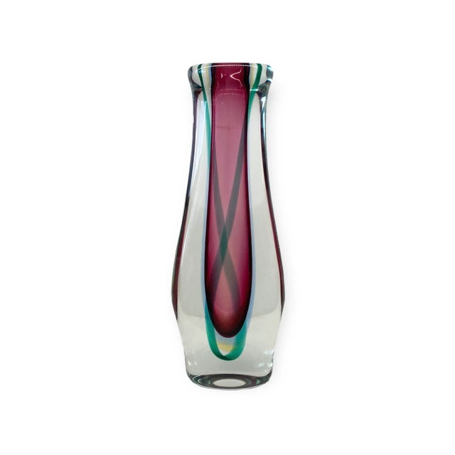 Flavio Poli Vintage Murano Sommerso Vase by Flavio Poli, 1960s For Sale - Image 4 of 4