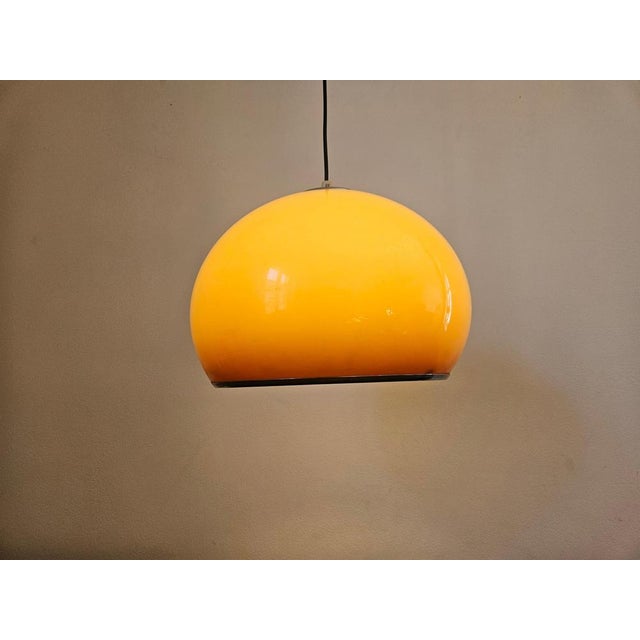 Mid-Century Meblo Pendant from Guzzini, Italy, 1970s For Sale - Image 6 of 15