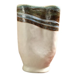 Marianna Von Allesch Abstract Free Form Vase For Sale