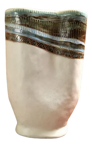 Marianna Von Allesch Abstract Free Form Vase