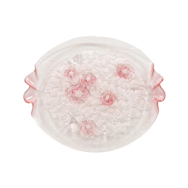 Rosella Glass Cake Plate by Mikasa For Sale In Tampa - Image 6 of 6