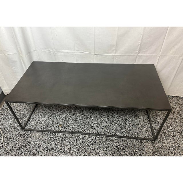 2000 - 2009 Bernhardt Eaton Cast Aluminum Coffee Table For Sale - Image 5 of 8