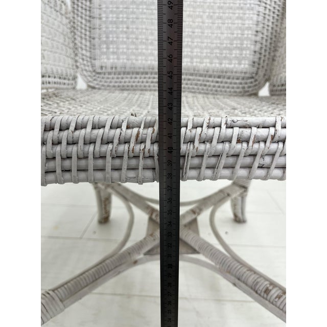 White Armchair attributed to Adolf Loos for Prag-Rudniker Peddigrohr, Austria, 1930s For Sale - Image 8 of 11