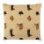 Equestrian Beige Tapestry Cushion With Feather Filler - 46x46cm (18"x18") For Sale