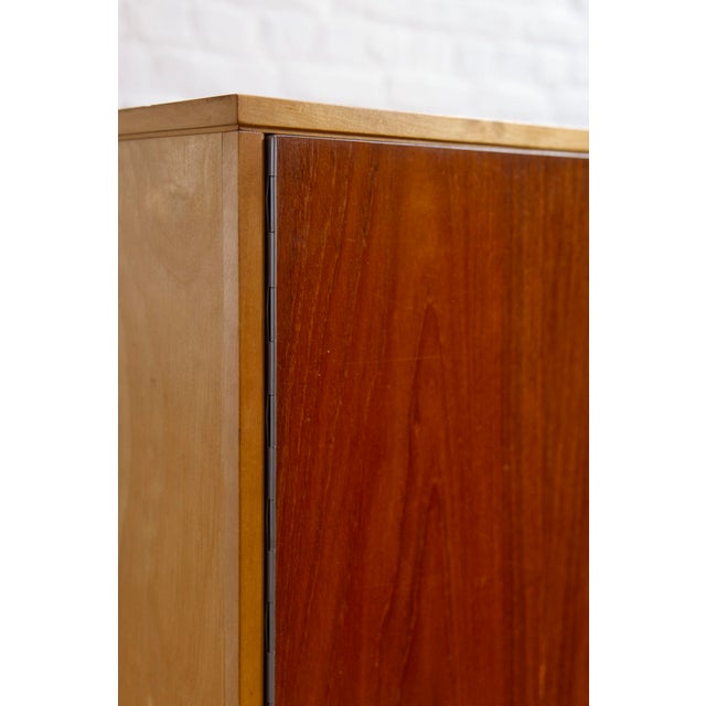KB33 Wardrobe in Teak and Beech by Cees Braakman for Pastoe, 1950s For Sale - Image 11 of 18