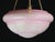 1950s Italian Midcentury Pink Art Decò Vintage Glass Chandelier With Decorations, 1950 For Sale - Image 5 of 17