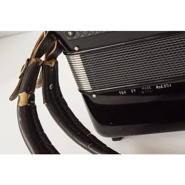 Vintage Black Mod. 304 Excelsior Accordion For Sale - Image 15 of 18