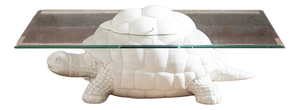 Turtle-Shaped Storage Coffee Table, 1980s