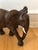 Vintage Handcrafted Leather Elephant Statue For Sale - Image 6 of 9