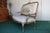 Wood Antique Set of French Tapestry Gild Carved Gold Wood Arm Chairs Chairs & Sofa For Sale - Image 7 of 18