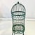 Dark Green 1970s Vintage Boho Chic Hollywood Regency Metal Birdcage Plant Stand For Sale - Image 8 of 13