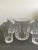 Glass Post-Modern Clear Bar Glasses with Ice Bucket, Set of 6 For Sale - Image 7 of 17