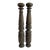 Pair of Carved Wood Columns For Sale