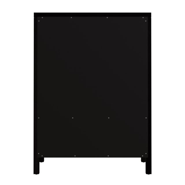 Nora 36 in. W Rectangular Wood 5 Drawer Tall Dresser, Antique Coffee For Sale In Chicago - Image 6 of 8