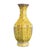1980s Large Hexagonal Yellow Baluster Vase by United Wilson, 1980s For Sale - Image 5 of 13