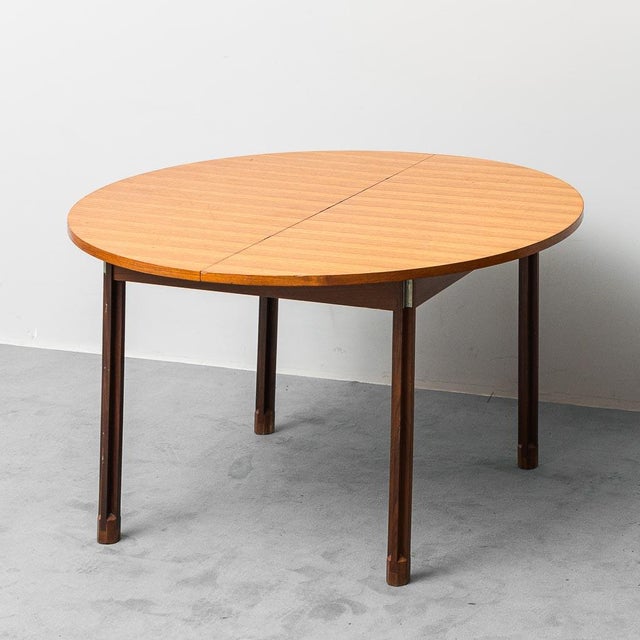 Extendable Teak Dining Table by George Coslin, 1960s For Sale - Image 12 of 12