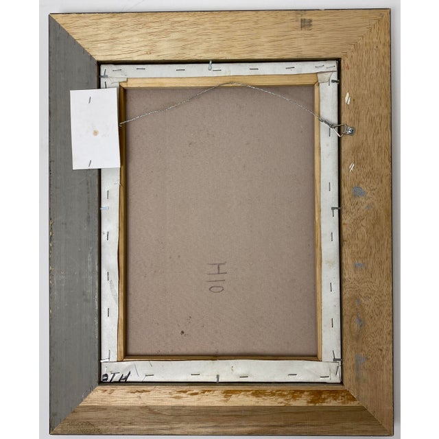 Impressionist Color Print Depicting Parisian Street Scene, Paris France City & Metro Station For Sale - Image 3 of 6