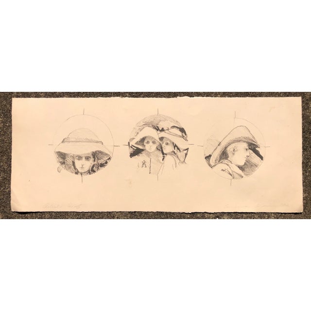 Portrait litho by Atlanta artist Adrienne Anderson (1949-2020). Anderson earned her MFA from University of Georgia and...