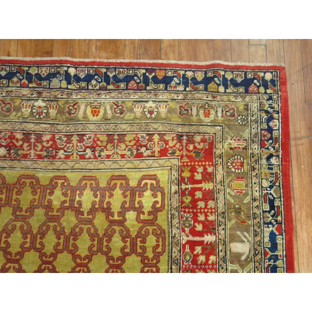 Late 20th Century Zabihi Collection Mid Century Samarkand East Turkestan Rug - 4'4" x 9'1" For Sale - Image 11 of 18