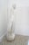Standing Buddha Mandalay Style in Hand Carved White Marble For Sale - Image 4 of 10