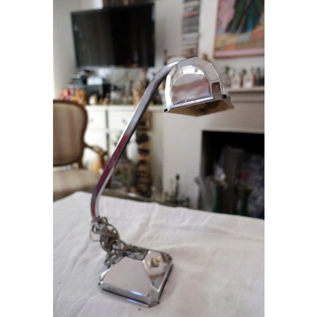 1930s Art Deco Pirouette Desk Lamp, France, 1930s For Sale - Image 5 of 5