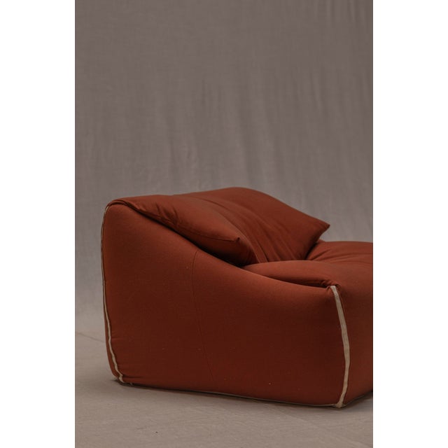 Red Vintage Plumy Easy Chair by Annie Hiéronimus for Ligne Roset, 1970s For Sale - Image 8 of 11