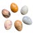 Vintage Italian Polished Alabaster Eggs-6 Pieces For Sale