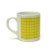 Mid-Century Modern Vintage Grid Pattern Ceramic Mug Curation - Group of 4. For Sale - Image 3 of 10