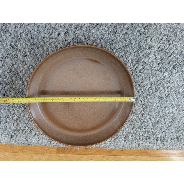 Vintage Mid Century Modern Frankoma Pottery Demitasse Espresso Mugs Cups + Serving Platter - 5 pcs For Sale In Minneapolis - Image 6 of 9