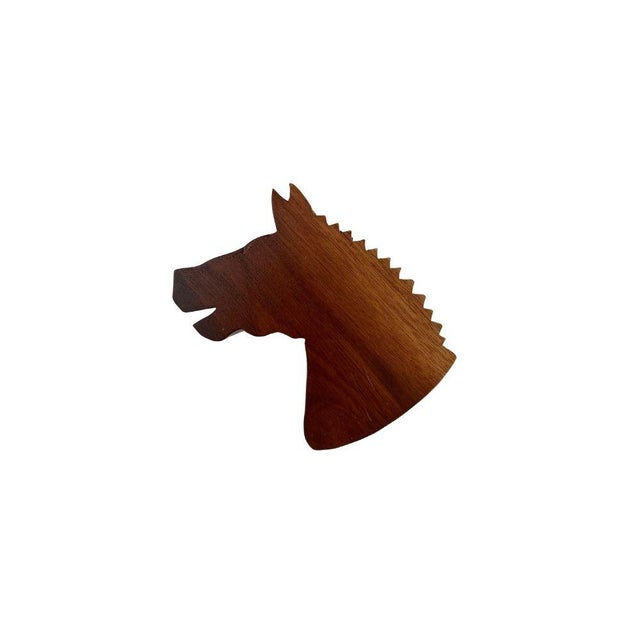 Hand Carved Folk Art Wood Horse Puzzle Box For Sale - Image 6 of 7