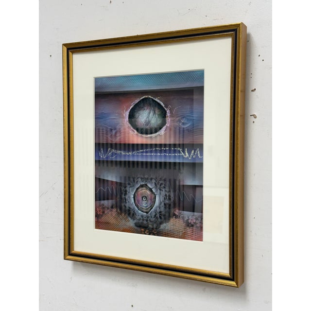 Design Plus Gallery presents a Mixed Media Abstract Painting from the Early 21st Century by Moises Ramos. The piece is...