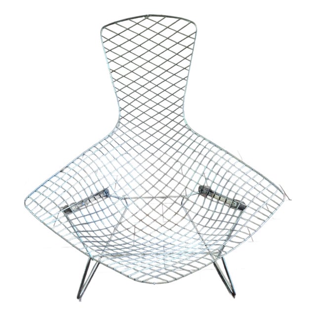 Vintage Mid-Century Modern Bertoia Bird Chair by Knoll For Sale