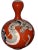 Japanese Cloisonne Enamel Red Gourd Shaped Dragon Vase Meiji For Sale In New York - Image 6 of 10