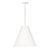 Metal Regina Andrew Bluff Iron Outdoor Pendant, White For Sale - Image 7 of 7
