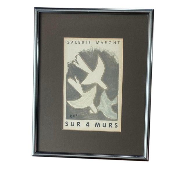 Georges Braque Braque, Georges Sur 4 Murs - Galerie Maeght, 1959 Framed For Sale - Image 4 of 11