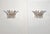 1990s Vintage Smoked Glass Palmette Wall Lights, 1990s, Set of 2 For Sale - Image 5 of 17